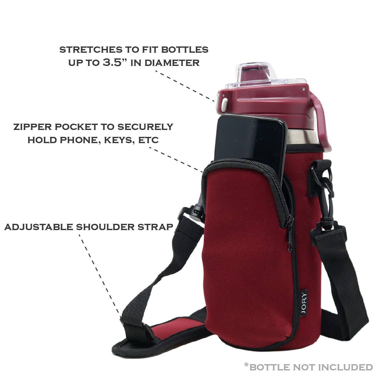 Neoprene Crossbody Bottle Holder – Trendy, Functional & Ready to Go